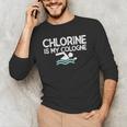 Men Swimming Saying Swimmer Men's Long Sleeve T-Shirt