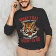 Muay Thai Thai Boxing Men's Long Sleeve T-Shirt Muay Thai Thai Boxing Men's Long Sleeve T-Shirt