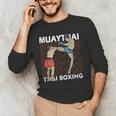 Muay Thai Boxing Men's Long Sleeve T-Shirt Muay Thai Boxing Men's Long Sleeve T-Shirt