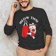 Muay Thai Cat Meow Thai Men's Long Sleeve T-Shirt Muay Thai Cat Meow Thai Men's Long Sleeve T-Shirt
