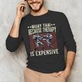 Muay Thai Fighter For Men Dad Boys Thai Kickboxing Fighting Men's Long Sleeve T-Shirt