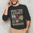 Muay Thai Legacy Of The Warrior Muay Thai Men's Long Sleeve T-Shirt Muay Thai Legacy Of The Warrior Muay Thai Men's Long Sleeve T-Shirt
