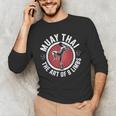 Muay Thai For Men Women Kids Mixed Martial Arts Men's Long Sleeve T-Shirt