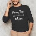 Muay Thai Mom Woman Muay Thai Sport Lover Men's Long Sleeve T-Shirt Muay Thai Mom Woman Muay Thai Sport Lover Men's Long Sleeve T-Shirt