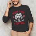 Muay Thai Muay Thai Limbs Muay Thai Boxing Art 8 Limbs Mma Men's Long Sleeve T-Shirt