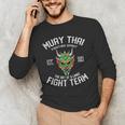 Muay Thai Oni Fight Team Kickboxing Men's Long Sleeve T-Shirt