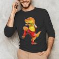 Muay Thai T-Rex Thai Boxing Men's Long Sleeve T-Shirt Muay Thai T-Rex Thai Boxing Men's Long Sleeve T-Shirt