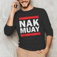 Nak Muay Thai Fighter Men's Long Sleeve T-Shirt Nak Muay Thai Fighter Men's Long Sleeve T-Shirt