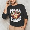 POATAN CHAMA MMA Fan JJB Boxing Muay Thai Kickboxing Men's Long Sleeve T-Shirt