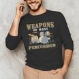 Rock Band Musical Instrument Drum Kit Men's Long Sleeve T-Shirt Rock Band Musical Instrument Drum Kit Men's Long Sleeve T-Shirt