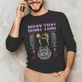 Sawadee Thai Traditional Sak Yant Thai Twin Tiger Muay Thai Men's Long Sleeve T-Shirt