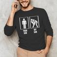 Your Son My Son Dad Father Mom Mother Muay Thai Men's Long Sleeve T-Shirt Your Son My Son Dad Father Mom Mother Muay Thai Men's Long Sleeve T-Shirt