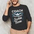 Swim Coach Professional Instructor Swimming Lesson Sport Men's Long Sleeve T-Shirt Swim Coach Professional Instructor Swimming Lesson Sport Men's Long Sleeve T-Shirt