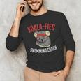 Swim Coach Saying Cute Swimming Coach Appreciation Men's Long Sleeve T-Shirt Swim Coach Saying Cute Swimming Coach Appreciation Men's Long Sleeve T-Shirt