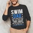 Swim Dad Definition Dad Of A Swimmer Father Swimming Dad Men's Long Sleeve T-Shirt Swim Dad Definition Dad Of A Swimmer Father Swimming Dad Men's Long Sleeve T-Shirt