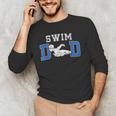 Swim Dad Of A Swimmer Dad Proud Swim Father Swimming Dad Men's Long Sleeve T-Shirt Swim Dad Of A Swimmer Dad Proud Swim Father Swimming Dad Men's Long Sleeve T-Shirt