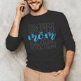 Swim Mom For Mothers Swimming Men's Long Sleeve T-Shirt Swim Mom For Mothers Swimming Men's Long Sleeve T-Shirt