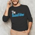 The SwimFather Saying Tee For Swimming Fatehrs Men's Long Sleeve T-Shirt The SwimFather Saying Tee For Swimming Fatehrs Men's Long Sleeve T-Shirt