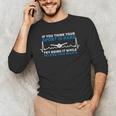 Swimming Apparel For Swim Team Heartbeat Swimmer Men's Long Sleeve T-Shirt Swimming Apparel For Swim Team Heartbeat Swimmer Men's Long Sleeve T-Shirt