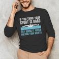 Swimming Art For Men Women Swimmer Swim Coach Training Men's Long Sleeve T-Shirt
