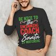Swimming Coach Christmas Xmas Swimming Santa Men's Long Sleeve T-Shirt Swimming Coach Christmas Xmas Swimming Santa Men's Long Sleeve T-Shirt