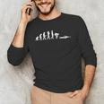 Swimming Evolution For Swimmers Men's Long Sleeve T-Shirt Swimming Evolution For Swimmers Men's Long Sleeve T-Shirt