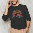 Swimming Retro Vintage 80s Style Swimmer Men's Long Sleeve T-Shirt