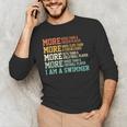 Swimming Saying Swim Swimmer Men's Long Sleeve T-Shirt