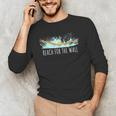 Swimming Swim Team Gear For a Swimmer Quote Saying Men's Long Sleeve T-Shirt