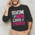 Swimming Swimmer Swim Mom Men's Long Sleeve T-Shirt