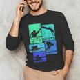 Swimming Swimmers Men's Long Sleeve T-Shirt Swimming Swimmers Men's Long Sleeve T-Shirt