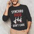 Synchronized Swimming Art For Men Women Synchronized Swim Men's Long Sleeve T-Shirt Synchronized Swimming Art For Men Women Synchronized Swim Men's Long Sleeve T-Shirt