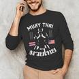 Thailand American Flag Muay Thai Thai Boxing Women Girls Kids Men T-Shirt Men's Long Sleeve T-Shirt Thailand American Flag Muay Thai Thai Boxing Women Girls Kids Men T-Shirt Men's Long Sleeve T-Shirt