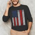 USA Flag Drummer Music Drum Kit Men's Long Sleeve T-Shirt USA Flag Drummer Music Drum Kit Men's Long Sleeve T-Shirt