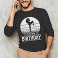 Vintage Birthday Shirt Muay Thai Kickboxer Its My Birthday Men's Long Sleeve T-Shirt Vintage Birthday Shirt Muay Thai Kickboxer Its My Birthday Men's Long Sleeve T-Shirt