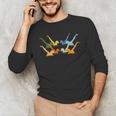Vintage Synchronized Swimming Artistic Swimming Men's Long Sleeve T-Shirt