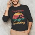 Water Rat Water Sports Hobby Swimming Club Swimming Men's Long Sleeve T-Shirt Water Rat Water Sports Hobby Swimming Club Swimming Men's Long Sleeve T-Shirt