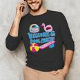 Welcome To The Pool Party Birthday Summer Family Swimming Men's Long Sleeve T-Shirt Welcome To The Pool Party Birthday Summer Family Swimming Men's Long Sleeve T-Shirt