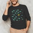 Women's Swimming Against The Current Motivational Inspiration Men's Long Sleeve T-Shirt Women's Swimming Against The Current Motivational Inspiration Men's Long Sleeve T-Shirt