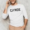 Canoe Canoeing Vintage Canoe Raglan Baseball Tee Men's Long Sleeve T-Shirt