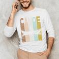 Canoe Vintage Canoeing Retro Canoe Paddling Premium Tri-Blend Men's Long Sleeve T-Shirt