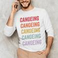 Canoeing Men's Long Sleeve T-Shirt