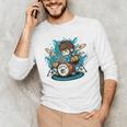 Drum Set Drumming Drummers Drum Kits Music Raglan Baseball Tee Men's Long Sleeve T-Shirt