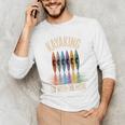 Kayak And Canoe Lake Fun Raglan Baseball Tee Men's Long Sleeve T-Shirt