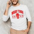 Muay Thai For Men Women Kids Mixed Martial Arts Raglan Baseball Tee Men's Long Sleeve T-Shirt Muay Thai For Men Women Kids Mixed Martial Arts Raglan Baseball Tee Men's Long Sleeve T-Shirt