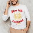 Muay Thai Tiger Kickboxing Gym MMA Street Fight Kickboxing Men's Long Sleeve T-Shirt