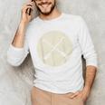 Retro Vintage Canoe Paddles Crossing Canoe & Kayaking Men's Long Sleeve T-Shirt