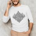 Sak Yant Muay Thai MMA Tattoo Twin Tiger Martial Art Boxing Men's Long Sleeve T-Shirt