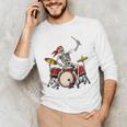 Skeleton Drummer Skull Drum Kit Halloween Raglan Baseball Tee Men's Long Sleeve T-Shirt Skeleton Drummer Skull Drum Kit Halloween Raglan Baseball Tee Men's Long Sleeve T-Shirt