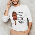 Steak BBQ Dad You'Re The Rarest Of Them All Fathers Day Raglan Baseball Tee Men's Long Sleeve T-Shirt